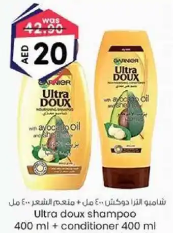 KM Trading Ultra doux shampoo 400 ml + conditioner 400 ml offer