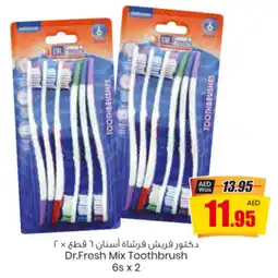 Armed forces cooperative society Dr.Fresh Mix Toothbrush 6s x 2 offer