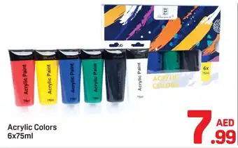 Day To Day Acrylic Colors 6x75ml offer