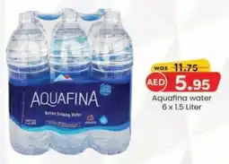 KM Trading Aquafina water 6 x 1.5 Liter offer