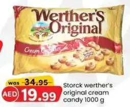 KM Trading Storck werther's original cream candy 1000 g offer