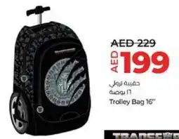 Lulu Hypermarket TRANSFORMERS Trolley Bag 16" offer