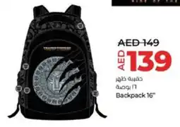 Lulu Hypermarket TRANSFORMERS Backpack 16" offer