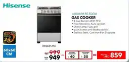 E City Hisense GAS COOKER offer