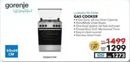 E City gorenje GAS COOKER offer