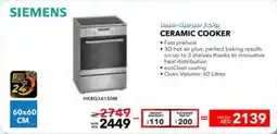 E City SIEMENS CERAMIC COOKER offer