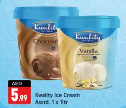 Shaklan Kwality Ice Cream Asstd. 1 x 1ltr offer