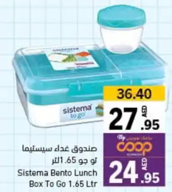 Sharjah Co-op Sistema Bento Lunch Box To Go 1.65 Ltr offer