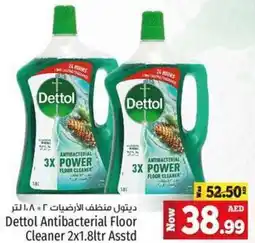 Kenz Hypermarket Dettol Antibacterial Floor Cleaner 2 x 1.8ltr Asstd offer