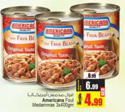 Ansar Mall Americana Foul Medammas 3x400gm offer
