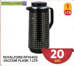 Grand Hyper Market ROYALFORD RF10403 VACCUM FLASK 1 LTR offer