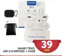 Grand Hyper Market HAINO TEKO AIR-3 EARPODS + CASE offer
