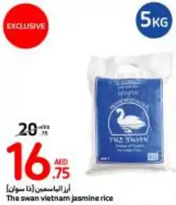 Carrefour The swan vietnam jasmine rice offer