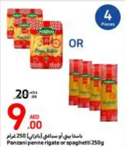 Carrefour Panzani penne rigate or spaghetti 250g offer