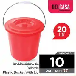 Nesto Delcasa Plastic Bucket With Lid offer