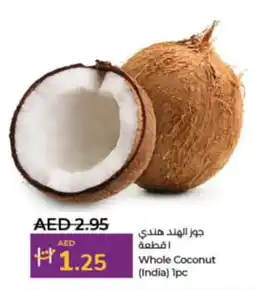 Lulu Hypermarket Whole Coconut 1pc offer