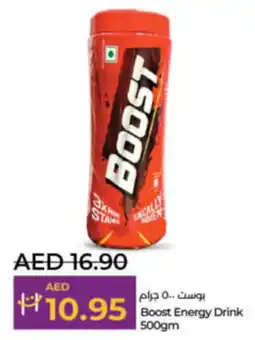 Lulu Hypermarket Boost Energy Drink 500gm offer
