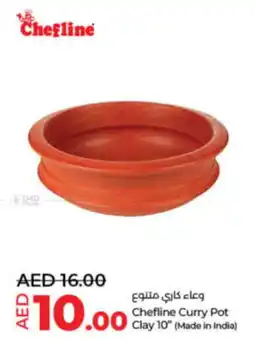 Lulu Hypermarket Chefline Curry Pot Clay 10" offer