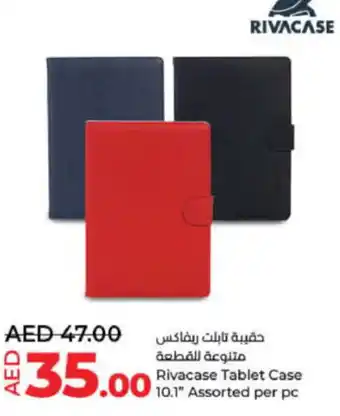 Lulu Hypermarket Rivacase Tablet Case 10.1" Assorted per pc offer