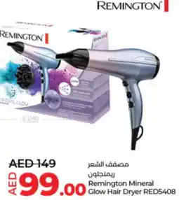 Lulu Hypermarket Remington Mineral Glow Hair Dryer RED5408 offer