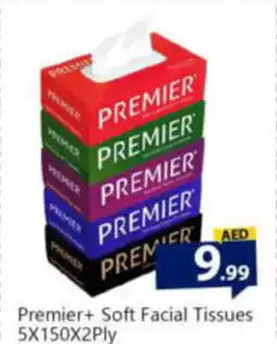 Bigmart Premier + Soft Facial Tissues 5 x 150 x 2Ply offer