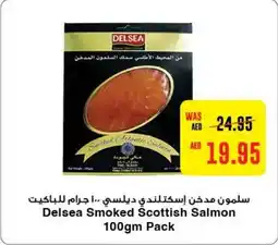 Abu Dhabi Coop Delsea Smoked Scottish Salmon 100gm Pack offer