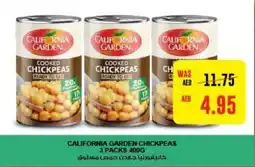 Abu Dhabi Coop CALIFORNIA GARDEN CHICKPEAS 3 PACKS 400G offer