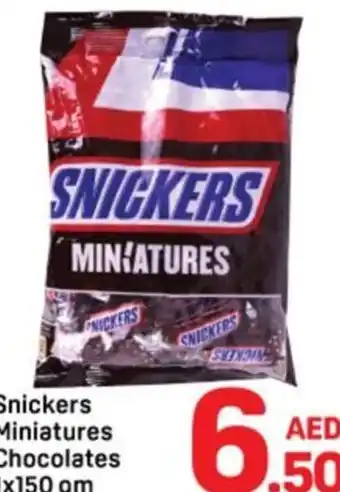 Day To Day Snickers Miniatures Chocolates 1x150 gm offer
