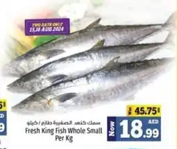 Kenz Hypermarket Fresh King Fish Whole Small Per Kg offer