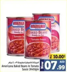Kenz Hypermarket Americana Baked Beans In Tomato Sauce 3X400gm offer