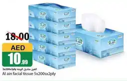Rawabi Market Al ain facial tissue 5x200sx2ply offer