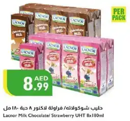 Istanbul Supermarket Lacnor Milk Chocolate / Strawberry UHT 8 x 180ml offer