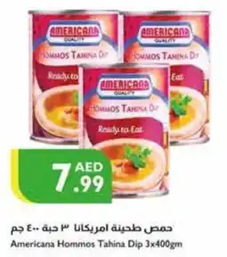 Istanbul Supermarket Americana Hommos Tahina Dip 3 x 400gm offer