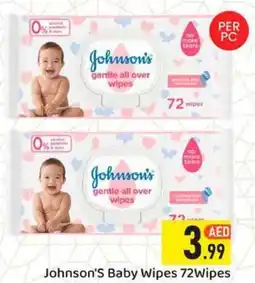 GATE Johnson's Baby Wipes 72 Wipes offer