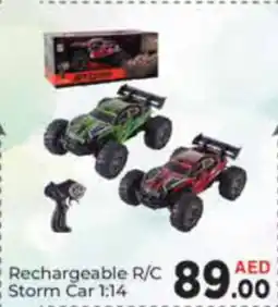 AIKO HYPERMARKET Rechargeable R/C Storm Car 1:14 offer