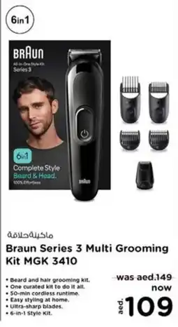 Nesto Braun Series 3 Multi Grooming Kit MGK 3410 offer