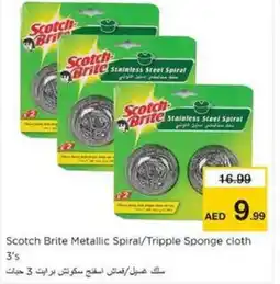 Nesto Scotch Brite Metallic Spiral/Tripple Sponge cloth 3's offer