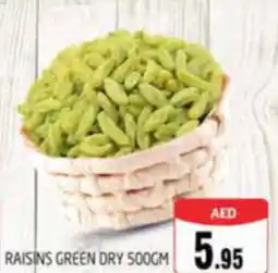 Pasons RAISINS GREEN DRY 500GM offer
