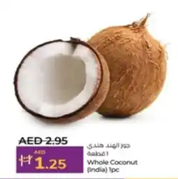 Lulu Hypermarket Whole Coconut 1pc offer