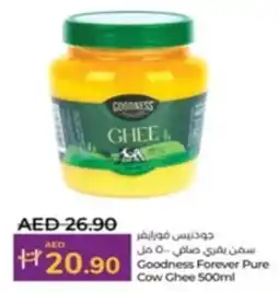 Lulu Hypermarket Goodness Forever Pure Cow Ghee 500ml offer