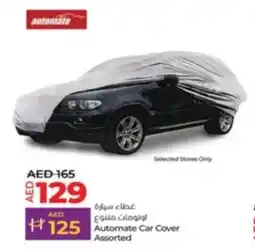 Lulu Hypermarket Automate Car Cover Assorted offer