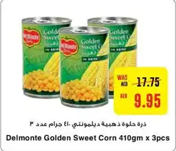 Al Ain Co-op Delmonte Golden Sweet Corn 410gm x 3pcs offer