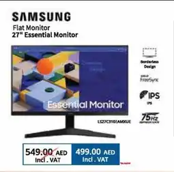 ECity Samsung Flat Monitor 27" Essential Monitor offer