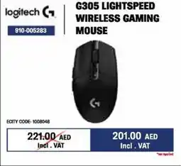 ECity Logitech G305 LIGHTSPEED WIRELESS GAMING MOUSE offer
