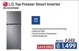 ECity LG Top Freezer Smart Inverter 315 Litres offer