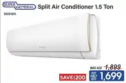 ECity Super General Split Air Conditioner 1.5 Ton offer