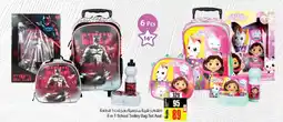 Ansar Mall 6 in 1 School Trolley Bag Set Asst offer
