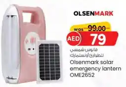 KM Trading Olsenmark solar emergency lantern OME2652 offer