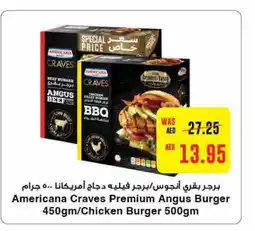 Abu Dhabi Coop AMERICANA Chicken Burger offer