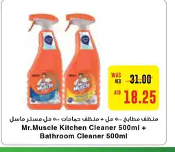 Abu Dhabi Coop MR. MUSCLE Toilet / Drain Cleaner offer
